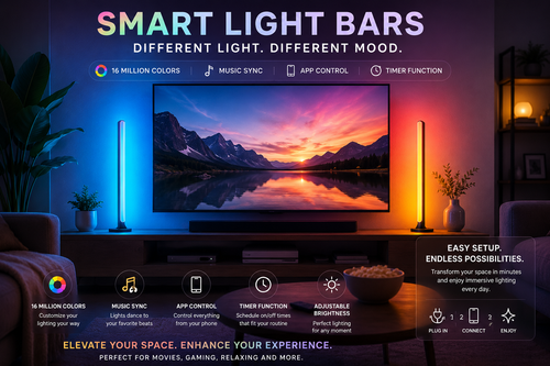 PulseLight™ Pro RGB Smart Light Bars