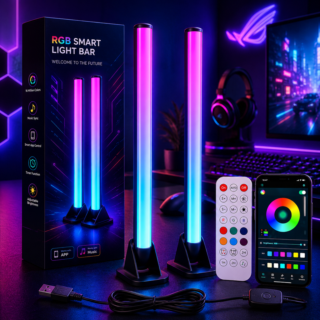 PulseLight™ Pro RGB Smart Light Bars